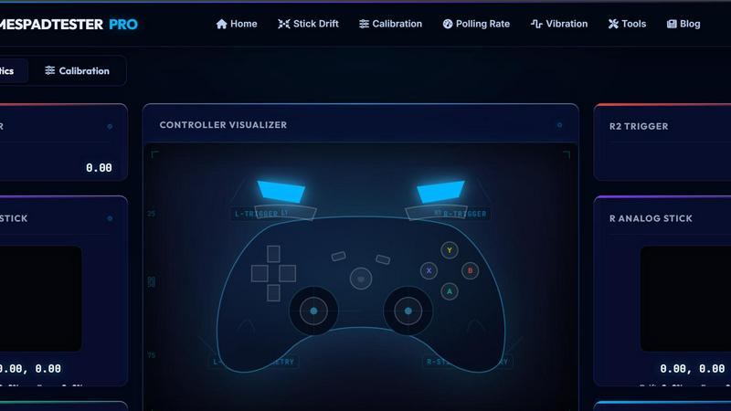 Gamespad Taster screenshot