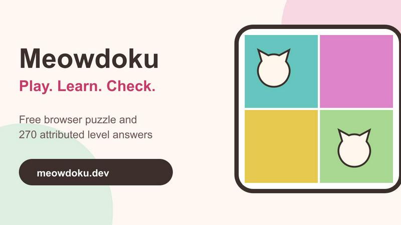 Meowdoku Guide screenshot