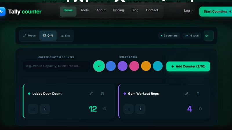 tally counter screenshot